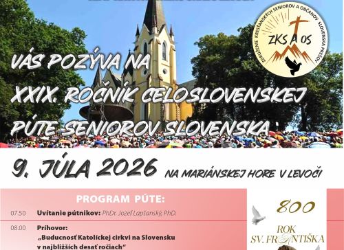 Púť seniorov 2026