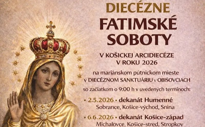 Pozvánka na diecézne Fatimské soboty
