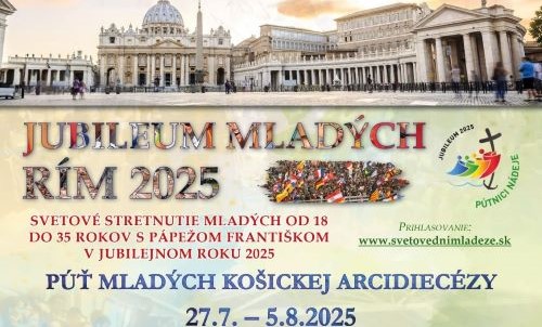 Jubileum mladých Rím 2025