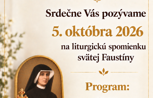 Liturgická spomienka sv.Faustíny